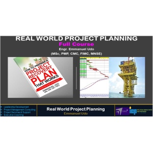 Cover page for real world project planning